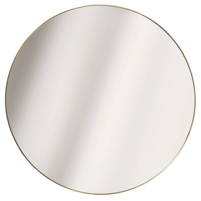 Foto van 4goodz wandspiegel rond metaal 55 cm - goud