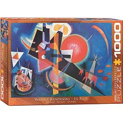 Foto van Eurographics puzzel in blue - wassily kandinsky - 1000 stukjes