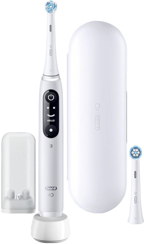 Foto van Oral-b io series 6n wit + extra io gentle care opzetborstel