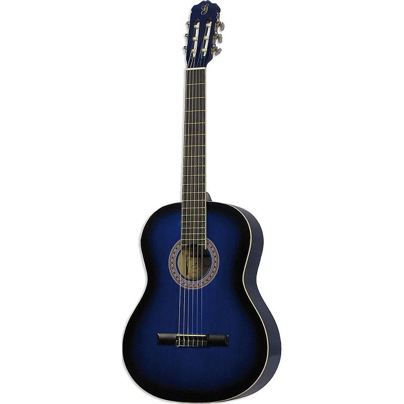 Foto van Gomez 001 4/4-model klassieke gitaar blue sunburst