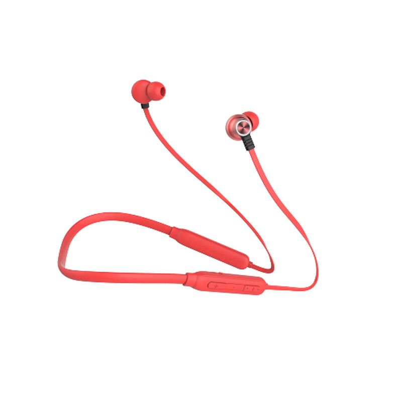 Foto van V-tac vt-6166 headset sport bluetooth - in-ear oortjes - rood