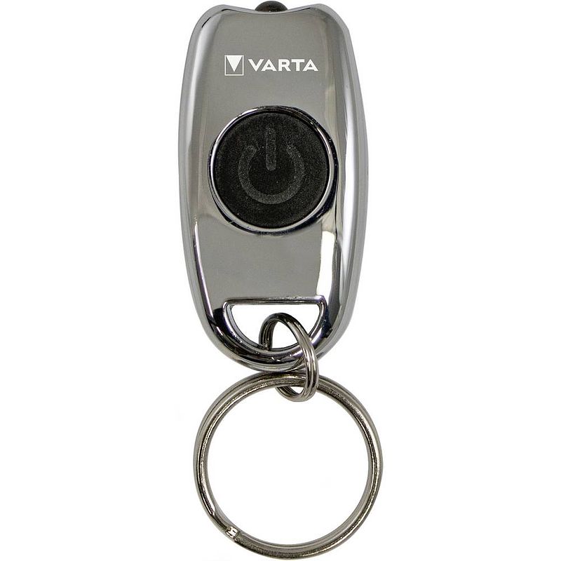 Foto van Varta metal key chain light sleutelboslamp werkt op batterijen led met sleutelhanger 15 lm 6 h 37.6 g