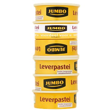 Foto van Jumbo leverpastei 6 x 56g