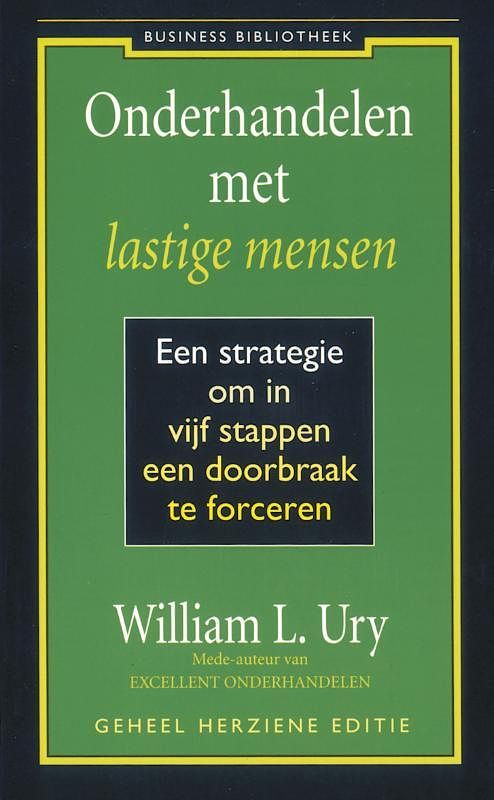 Foto van Onderhandelen met lastige mensen - paul duchateau, william ury - ebook (9789047002970)