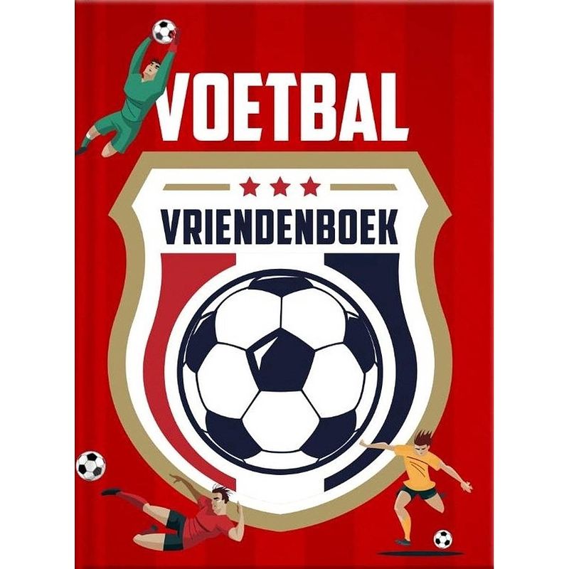 Foto van Voetbal vriendenboek vriendenboekje - 80 pagina's - hardcover