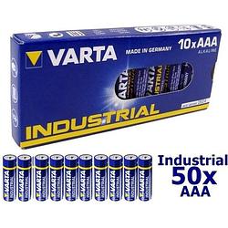 Foto van 50 stuks - lr03 aaa 4003 varta industrial alkaline