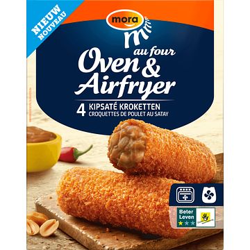 Foto van Mora oven & airfryer kipsate kroketten 4x80g bij jumbo