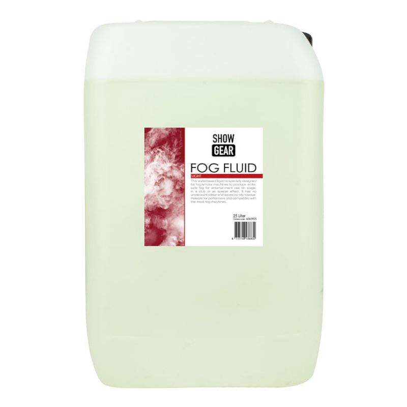 Foto van Showtec 6062925 fog fluid light rookvloeistof 25 liter