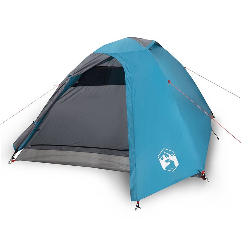 Foto van Vidaxl tent 2-persoons 264x210x125 cm 185t taft blauw