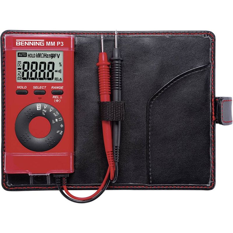 Foto van Benning mm p3 multimeter digitaal cat ii 600 v, cat iii 300 v weergave (counts): 4000