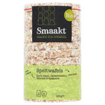 Foto van Smaakt speltwafels biologisch 100g bij jumbo