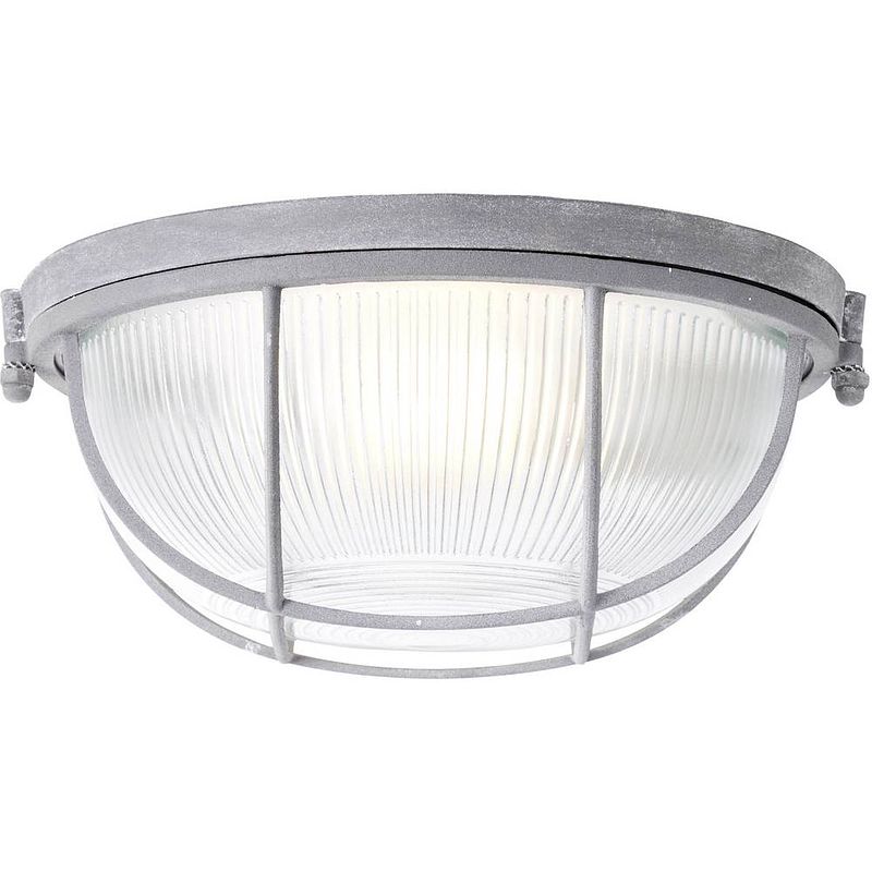 Foto van Brilliant 94481/70 lauren plafondlamp led e27 40 w beton-grijs