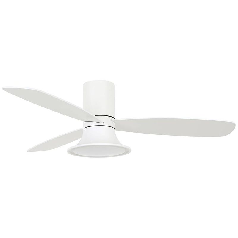 Foto van Lucci air flusso led plafondventilator energielabel: f (a - g) (ø) 132 cm kleur behuizing: wit