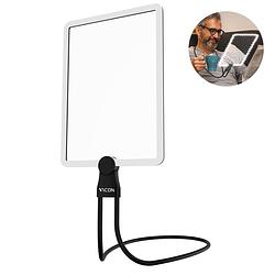 Foto van Vergrootglas pro met led verlichting - 5x vergroting - usb c - vergrootspiegel - leesloep voor volwassenen en ouderen