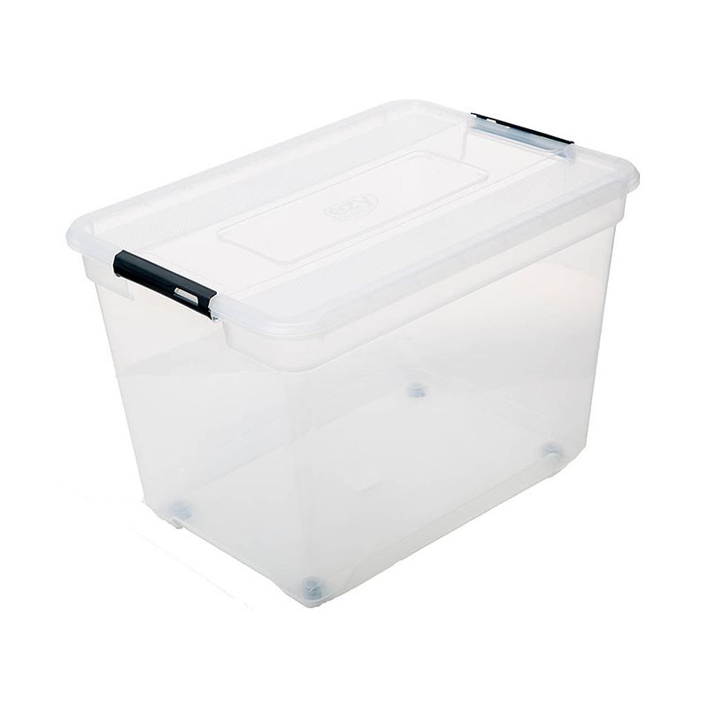 Foto van Stevige opbergbox five® - 100 liter - rolbaar