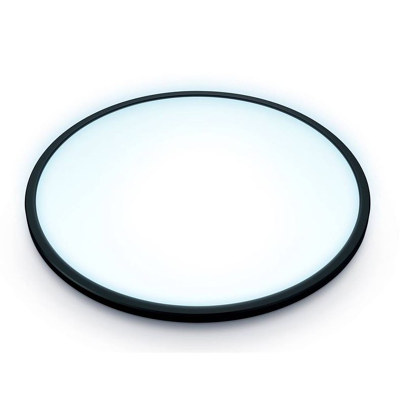 Foto van Wiz superslim wiz ceiling 14w b rd 27-65k tw 871951433799200 led-plafondlamp 14 w zwart