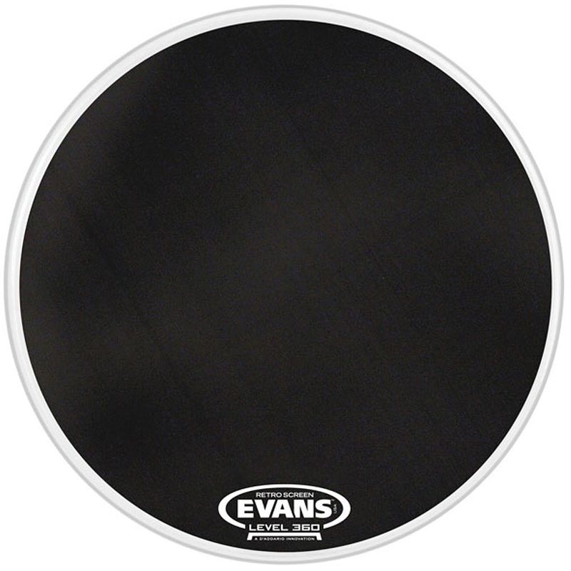 Foto van Evans bd22scr retro screen 22 inch bassdrumvel