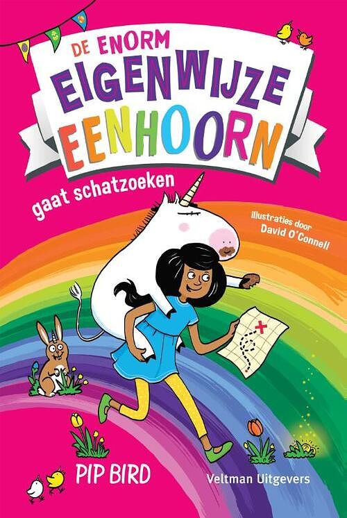 Foto van De enorm eigenwijze eenhoorn gaat schatzoeken - pip bird - hardcover (9789048321254)