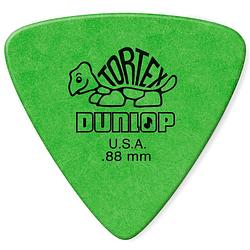 Foto van Dunlop 431p088 tortex triangle pick 0.88 mm plectrumset (6 stuks)