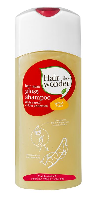 Foto van Hairwonder gloss shampoo blond 200ml