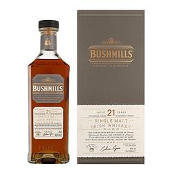 Foto van Bushmills 21 years 70cl whisky + giftbox