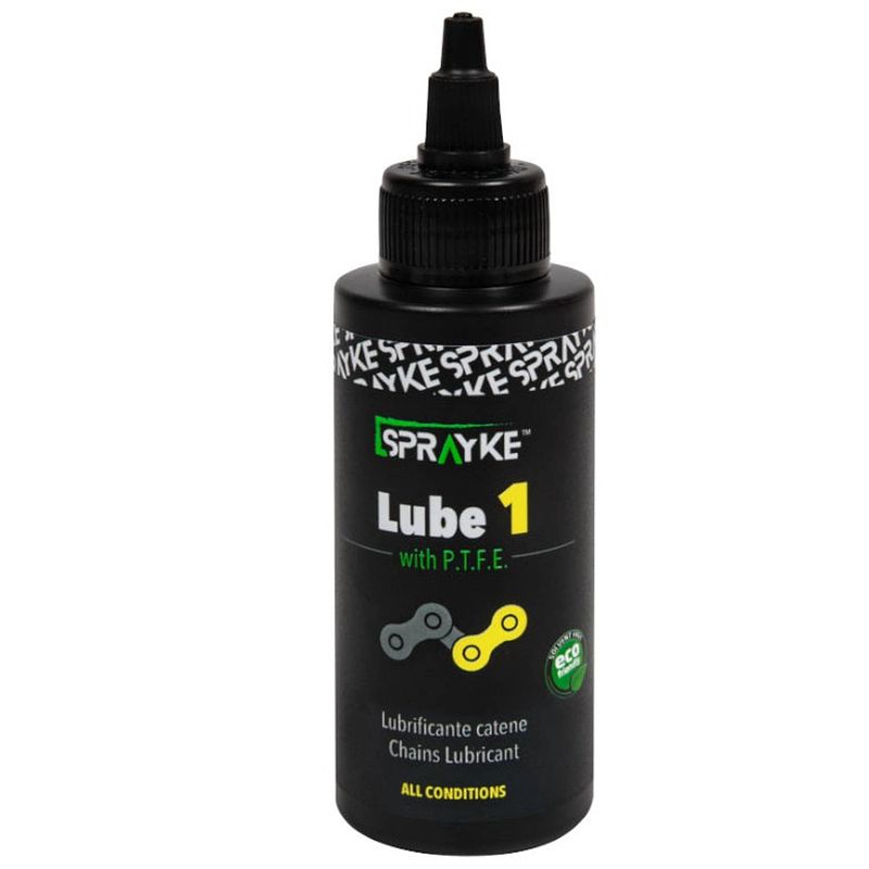 Foto van Sprayke sprayke universeel p.t.f.e. fietsketting smeermiddel 120ml