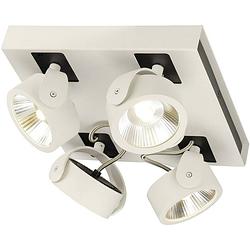 Foto van Slv 1000136 slv led-plafondlamp 60 w wit, zwart