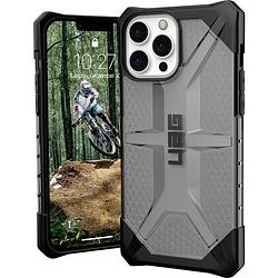 Foto van Urban armor gear plasma case backcover apple iphone 13 pro max ash black, transparant