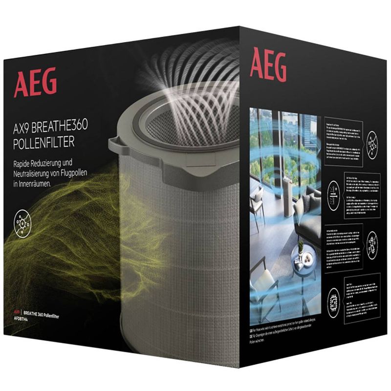 Foto van Aeg afdbth4 breathe 360 filter klimaat accessoire grijs