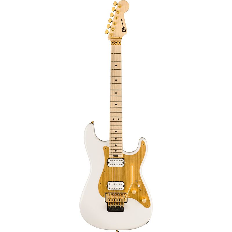 Foto van Charvel pro-mod so-cal style 1 hh fr m maple snow white elektrische gitaar