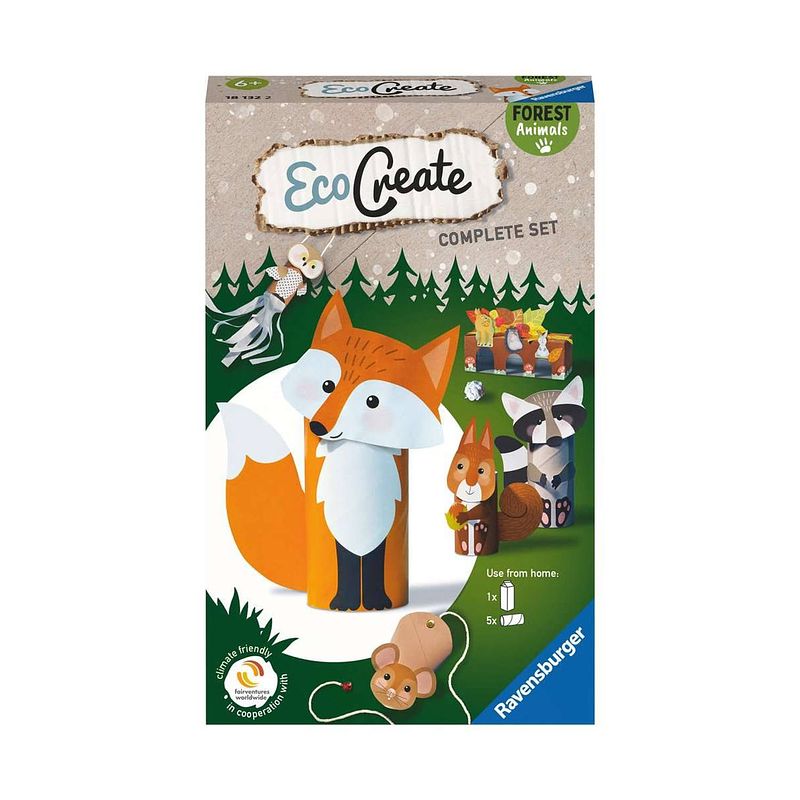 Foto van Ravensburger ecocreate mini - forest animals