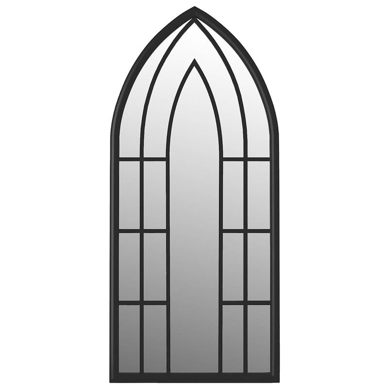 Foto van The living store interieurspiegel - zwart 70x30cm - stabiel en multifunctioneel