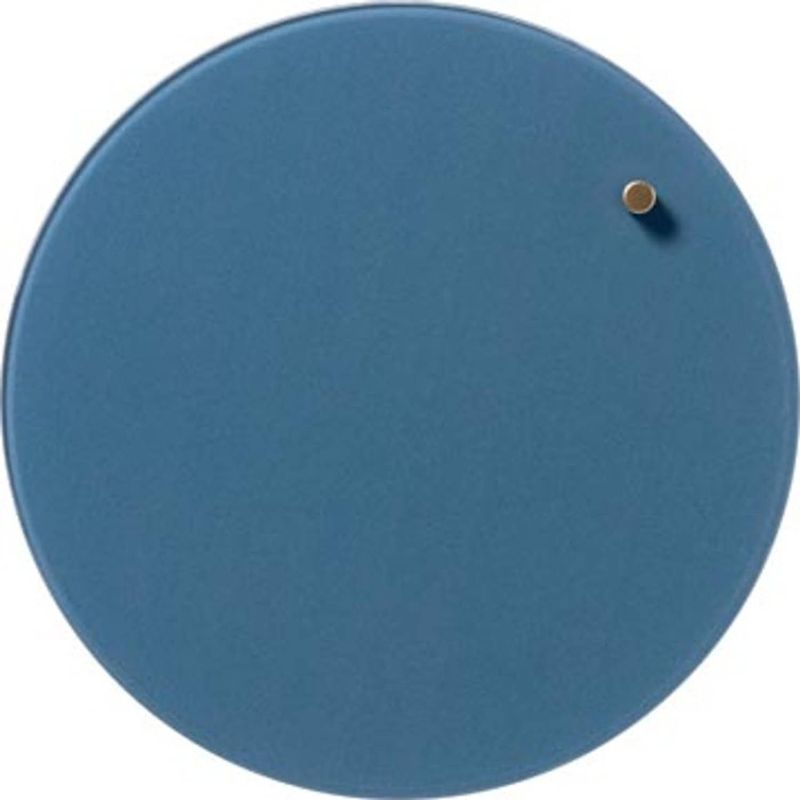 Foto van Naga nord magnetisch rond glasbord, diameter 25 cm, jeans blauw