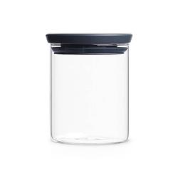 Foto van Brabantia stapelbare voorraadpot 0,6 liter - glas