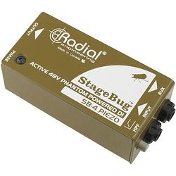 Foto van Radial stagebug sb-4 actieve stereo piezo di box - 48 v