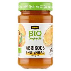 Foto van Jumbo biologisch abrikoos fruitspread 250g