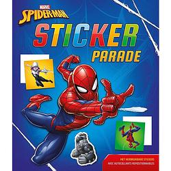 Foto van Marvel stickerparade spider-man junior 28 x 24 cm donkerblauw