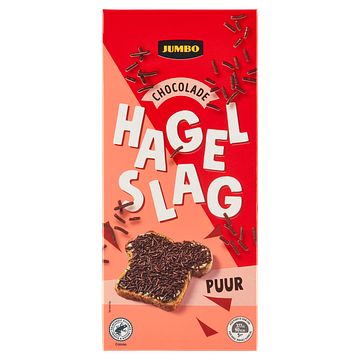 Foto van Jumbo chocolade hagelslag puur 600g