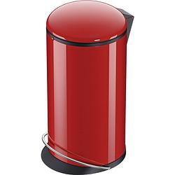 Foto van Hailo harmony l 0531-040 afvalbak 20 l plaatstaal (ø x h) 308 mm x 642 mm rood voetpedaal 1 stuk(s)