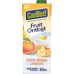 Foto van Coolbest fruitontbijt yoghurt perzikbanaan 0,75l bij jumbo