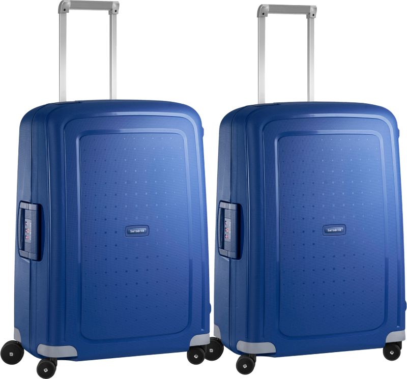 Foto van Samsonite s'cure spinner 69cm dark blue duo kofferset