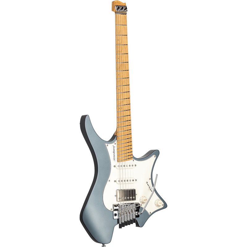 Foto van Strandberg boden classic nx 6 malta blue headless elektrische gitaar met venture gigbag