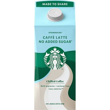 Foto van Starbucks chilled coffee skinny latte ijskoffie 750ml bij jumbo