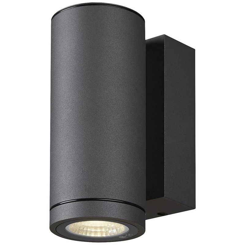 Foto van Slv enola round s 1003422 led-buitenlamp (wand) led vast ingebouwd 6 w antraciet