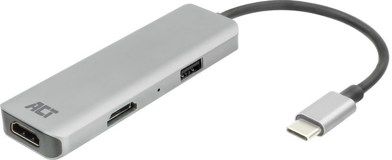 Foto van Act usb-c 4k hdmi/usb-a multiport adapter