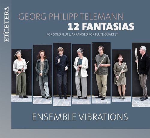 Foto van 12 fantasias for flute, arranged for flute quartet - cd (8711801017433)