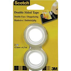 Foto van 3m ft-5100-4927-1 136r2 dubbelzijdige tape scotch 665 transparant (l x b) 6.3 m x 12 mm 2 stuk(s)