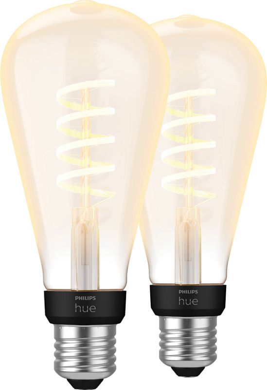 Foto van Philips hue filament white ambiance edison xl 2-pack