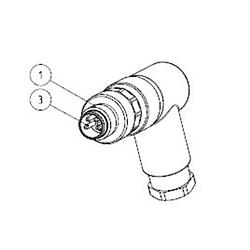 Foto van Te connectivity t4113001051-000 sensor/actuator connector, niet geassembleerd m12 aantal polen: 5 stekker, haaks 1 stuk(s)