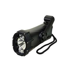 Foto van Powerplus zaklamp led shark 17 x 7 x 5,5 cm zwart